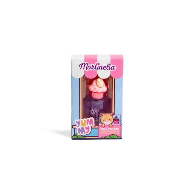 MARTINELIA Yummy Nail Polish Set Βερνίκι Νυχιών 5ml Ροζ Ημιδιάφανο με Γκλίτερ & Δαχτυλίδι
